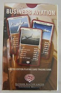 'Top Trumps' Trading Cards - Business Aviation - Hayward Aviation - Sealed