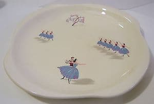 Beswick Ballet Sandwich Plate - 1960s