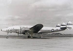 Black & White Photo - Post War Transport - Lockheed VC-121A -80617 USAF MATS