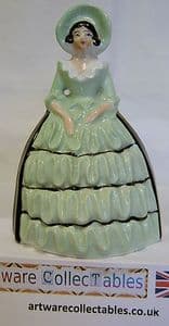 Carlton Ware Crinoline Lady Pepper Pot Figurine - 1930s
