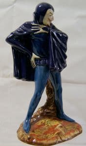 Carlton Ware Large Standing Mephisto - Alternative Dark Blue  Colourway - 356 - SOLD