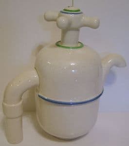 Carlton Ware Lustre Pottery Roger Michell Novelty Tap Teapot - 45.00