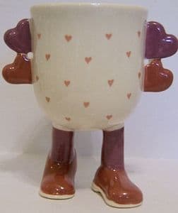 Carlton Ware Lustre Pottery Valentine Cup - 1980