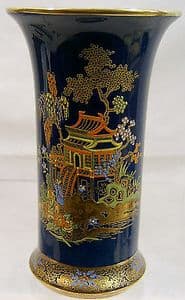 Carlton Ware New Mikado Cylindrical Vase - 1940s - SOLD