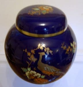 Carlton Ware 'Pheasant' Small Ginger Jar with Lid - 1960s - SOLD