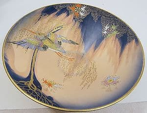 Carlton Ware - Sketching Bird Conical Comport Dish - 1930s - SOLD