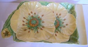 Carlton Ware Yellow Buttercup Cheese Tray - SOLD