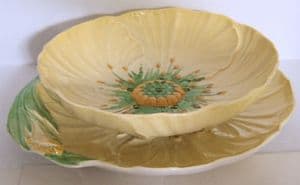 Carlton Ware Yellow Buttercup Cress Drainer & Stand - SOLD