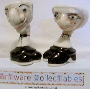 Lustre Pottery Walking Ware Punch &,Judy Set - L/E No.1 - SOLD