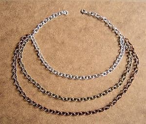 Majique 3-Strand Coloured Chain Necklace - Brand New