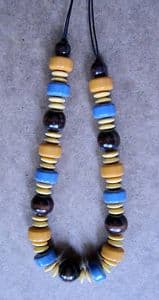 Majique Coloured Beaded Long Necklace - Brand New