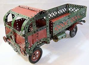 Meccano 1950s Constructed Set - Large Size Open Carrier - mainly assembled.