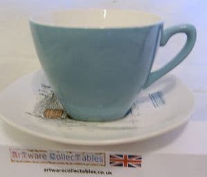 Midwinter 'Cannes' Cups with 5.5 inch Saucers - 4 available OUT OF STOCK
