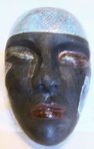 Raku Pottery Face Mask