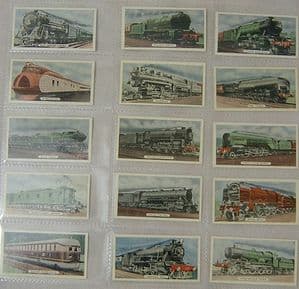 State Express - Speed - Locomotives  - Part Total Set - 15 cards