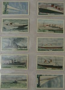 State Express - Speed - Ships  - Part Total Set - 10 cards