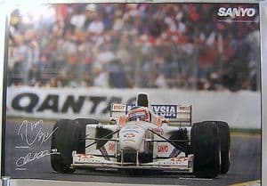 Stewart Ford F1 Team Sanyo Official Poster - Barrichello/Magnussen - 1997