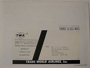 TWA Publication - Booklet of the Airline's Employed Aircraft from 1924 to 1970s