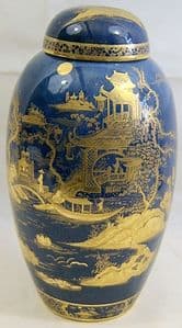W&R Carlton Ware Barge Ginger Jar - One of a Pair - early 1920s - SOLD