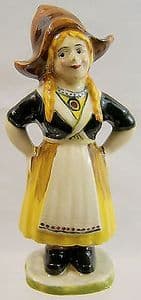 W & R Carlton Ware Dutch Girl Figurine - Very Scarce