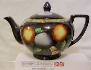 W & R Carlton Ware 'Orange' Teapot