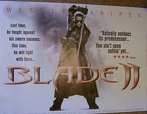 Wesley Snipes - Blade II - Film Poster - 2002 - Unframed